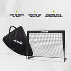 VirtuFit Pop-Up Football Goal Set - Buts de football - 120 x 90 cm