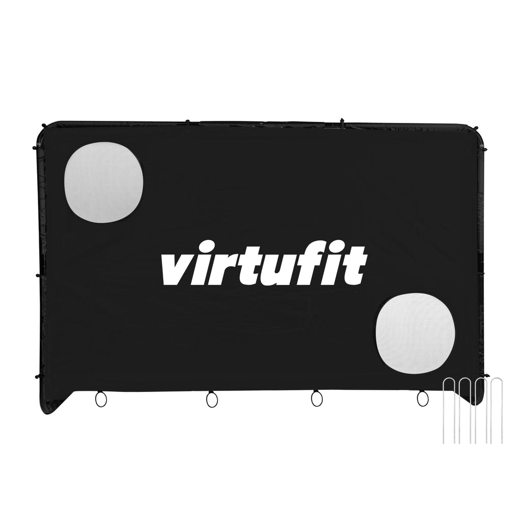 But de football VirtuFit Pro avec mur de but - But de football - 120 x 80 cm