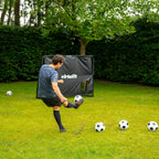 But de football VirtuFit Pro avec mur de but - But de football - 170 x 110 cm