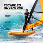 Virtufit Supboard Surfer 305 - Zwart - Inclusief Windzeil en accessoires - Tweedekans