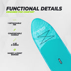 VirtuFit Supboard Ocean 275 - Sand Beige - Met accessoires en draagtas
