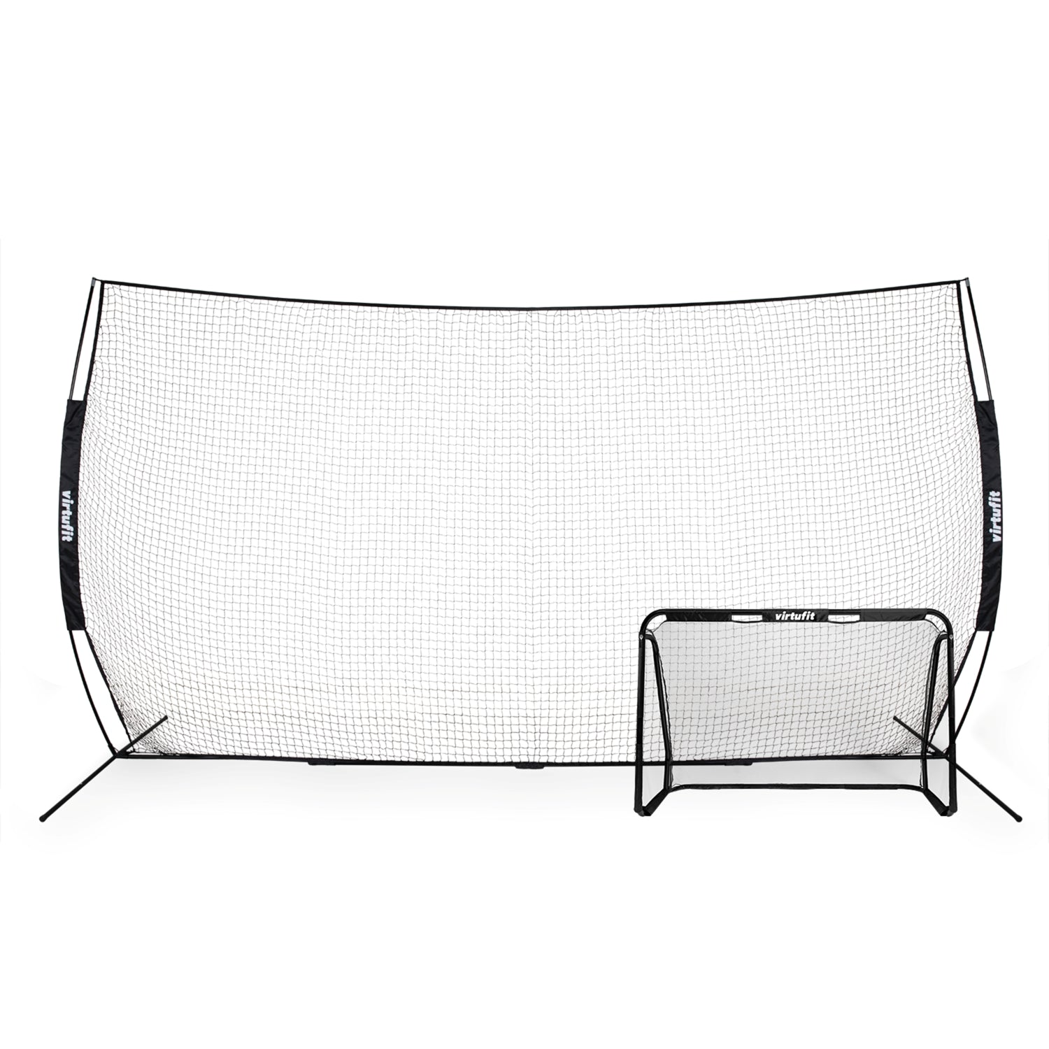 VirtuFit Backstop Net - Safety Net - Ballenvanger - 500x300cm - Achteraanzicht