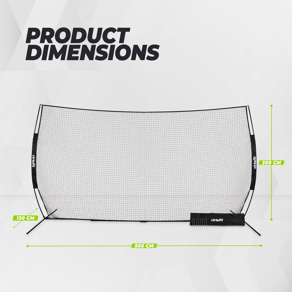 VirtuFit Backstop Net - Safety Net - Ballenvanger - 500x300cm