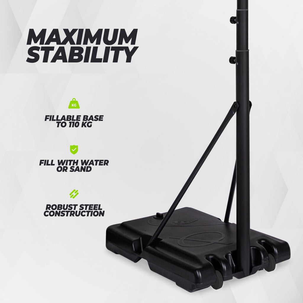 VirtuFit Verstelbare Basketbalpaal - 220 tot 305 cm