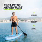 VirtuFit Supboard Splash 255 - Doodle Blue - Met accessoires en draagtas