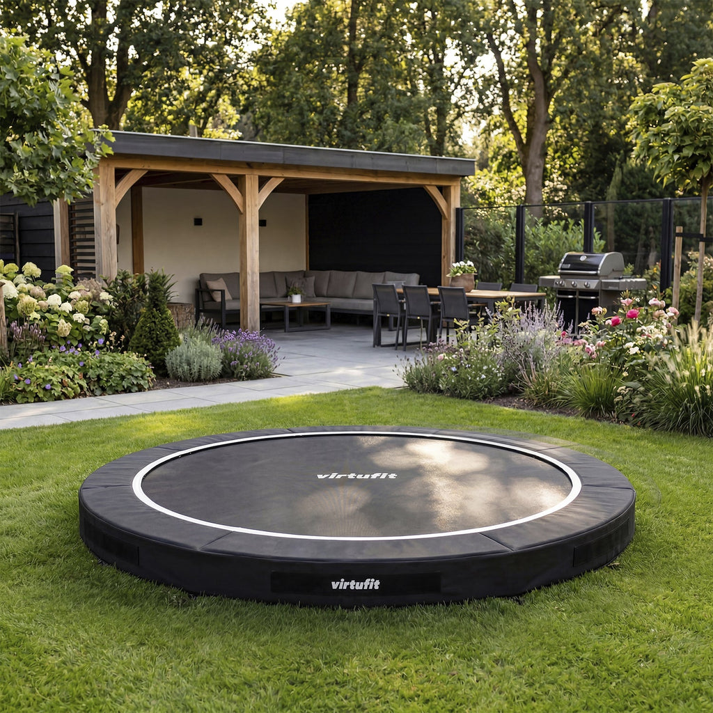 Trampoline Inground VirtuFit 251 cm - Sans Filet de Sécurité