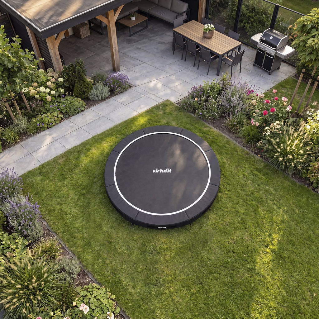 Trampoline Inground VirtuFit 251 cm - Sans Filet de Sécurité