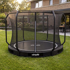 Trampoline enterré VirtuFit 305 cm - Inclusif filet de sécurité