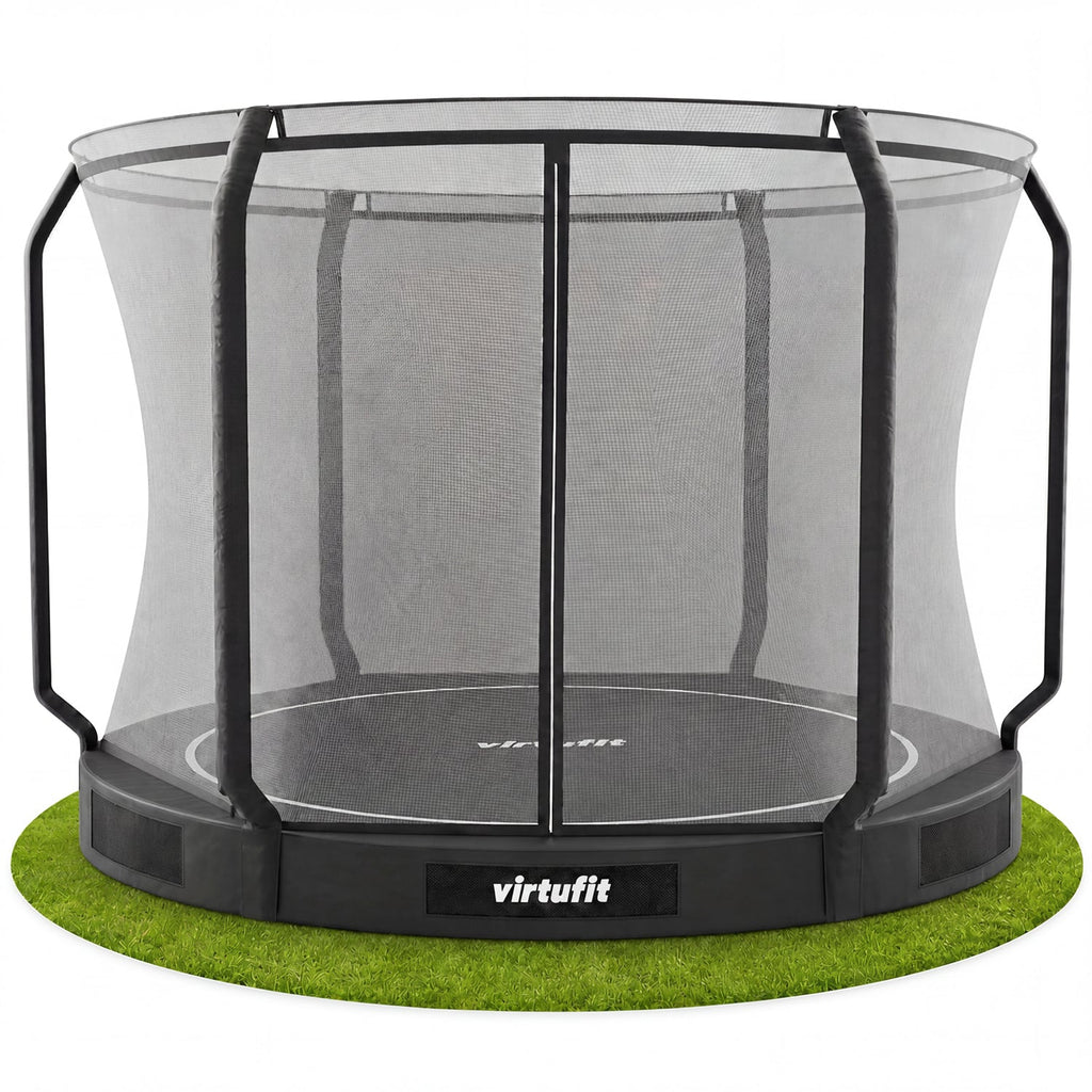 Trampoline enterré VirtuFit 305 cm - Inclusif filet de sécurité