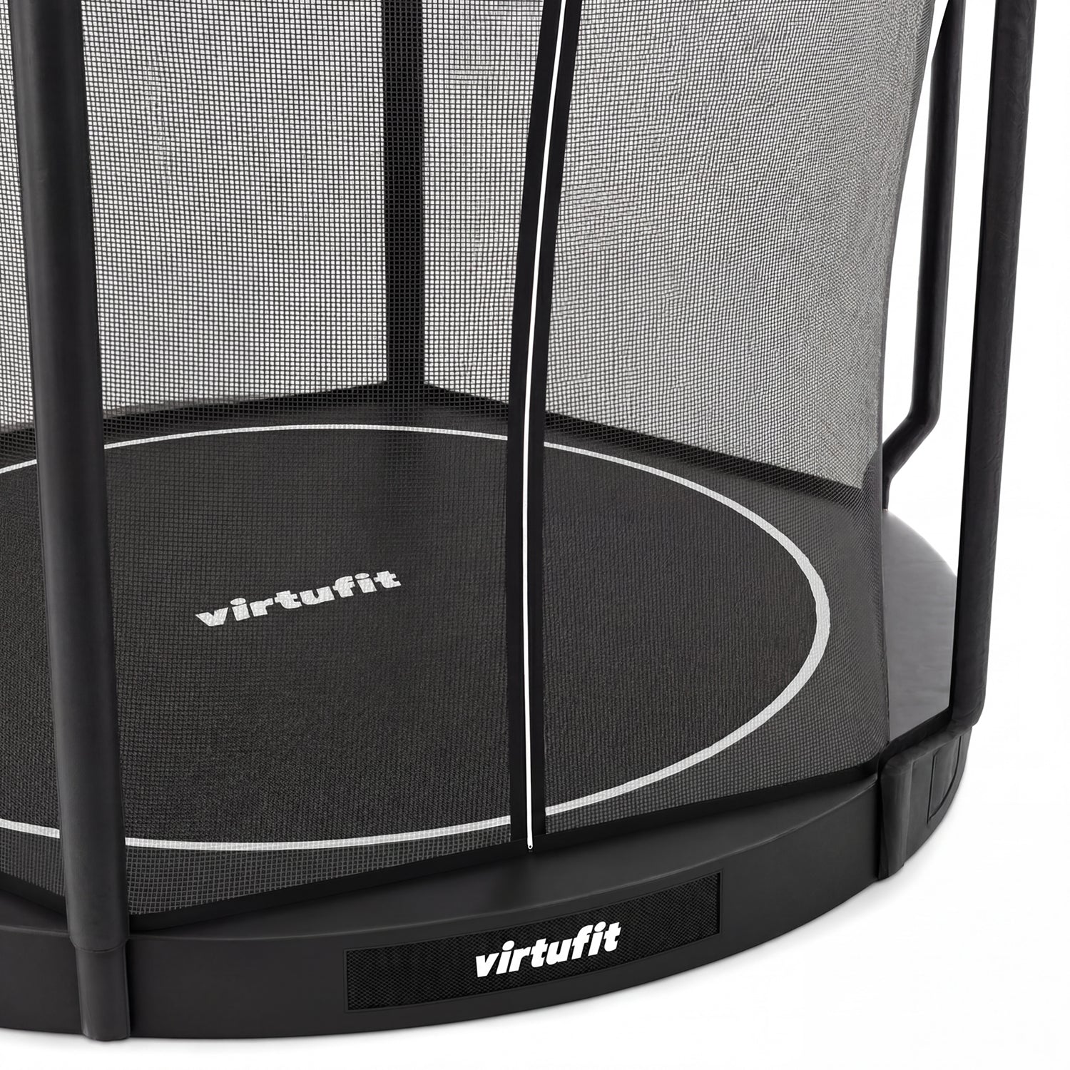 Trampoline enterré VirtuFit 305 cm - Inclusif filet de sécurité