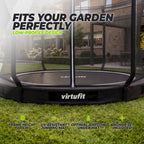 Trampoline enterré VirtuFit 305 cm - Inclusif filet de sécurité