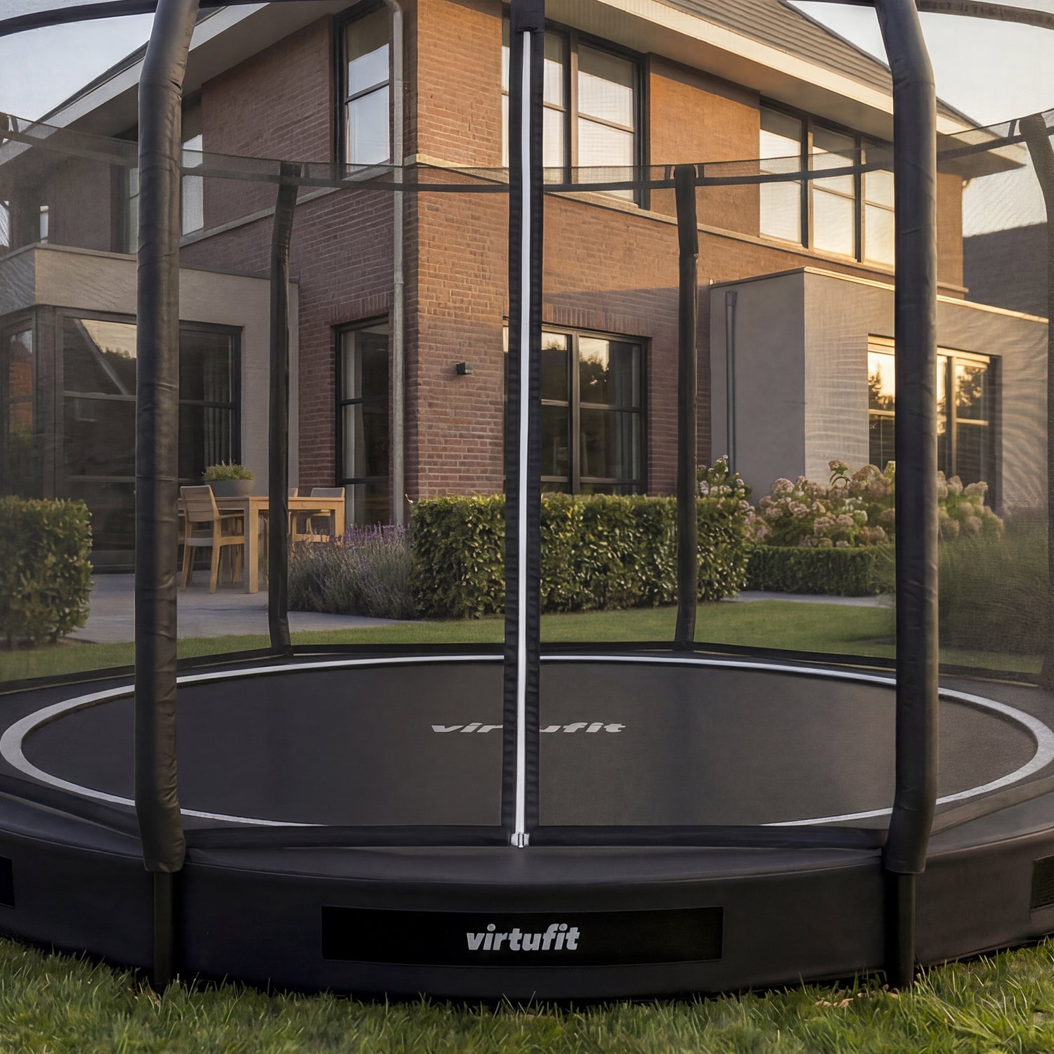 Trampoline encastré VirtuFit 366 cm Inclus avec filet de sécurité