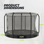 Trampoline encastré VirtuFit 366 cm Inclus avec filet de sécurité