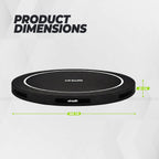 Trampoline Inground VirtuFit 366 cm - Sans Filet de Sécurité