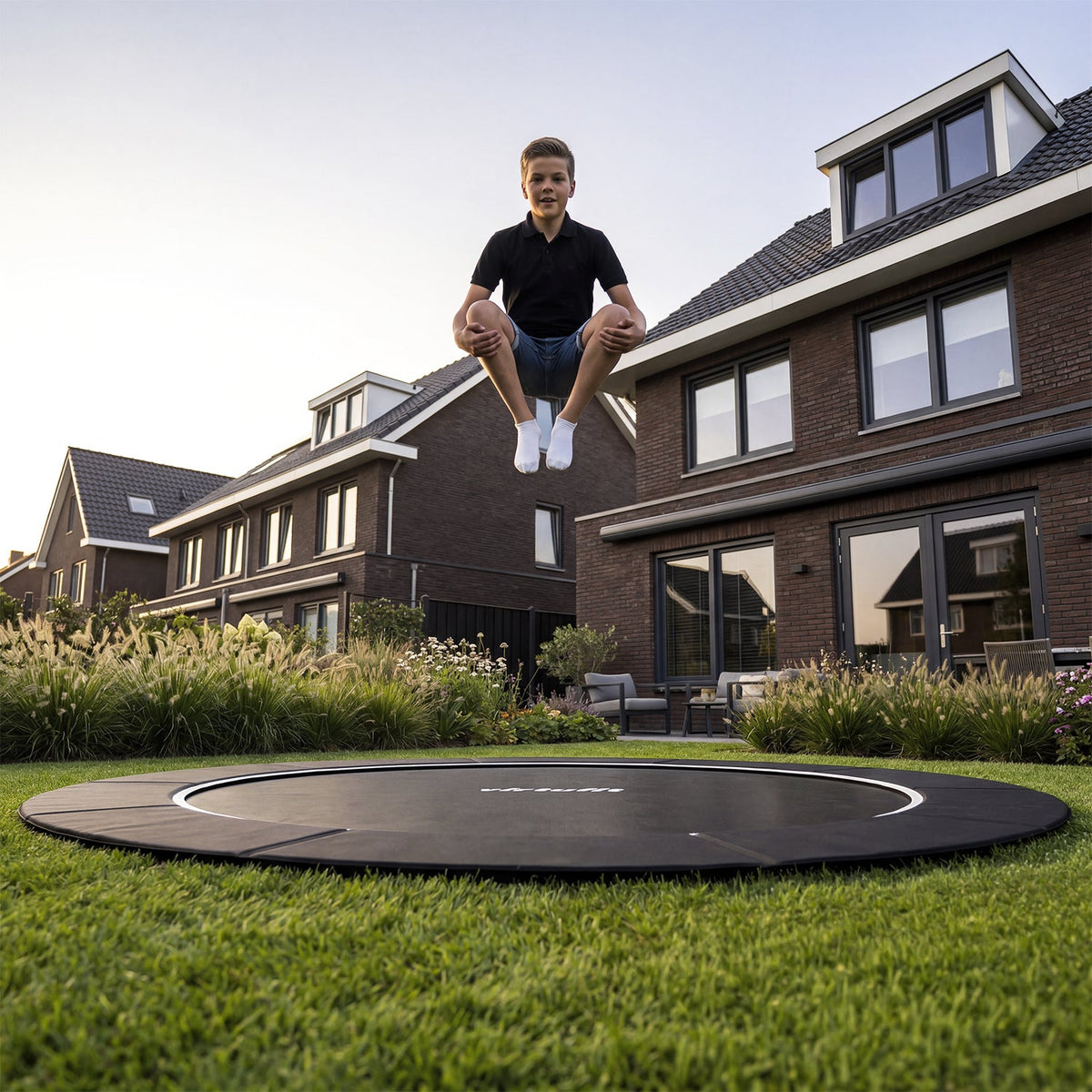 Trampoline VirtuFit Groundlevel 251 cm - Tweedekans