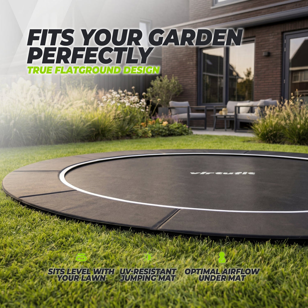 VirtuFit Flatground Trampoline 251 cm