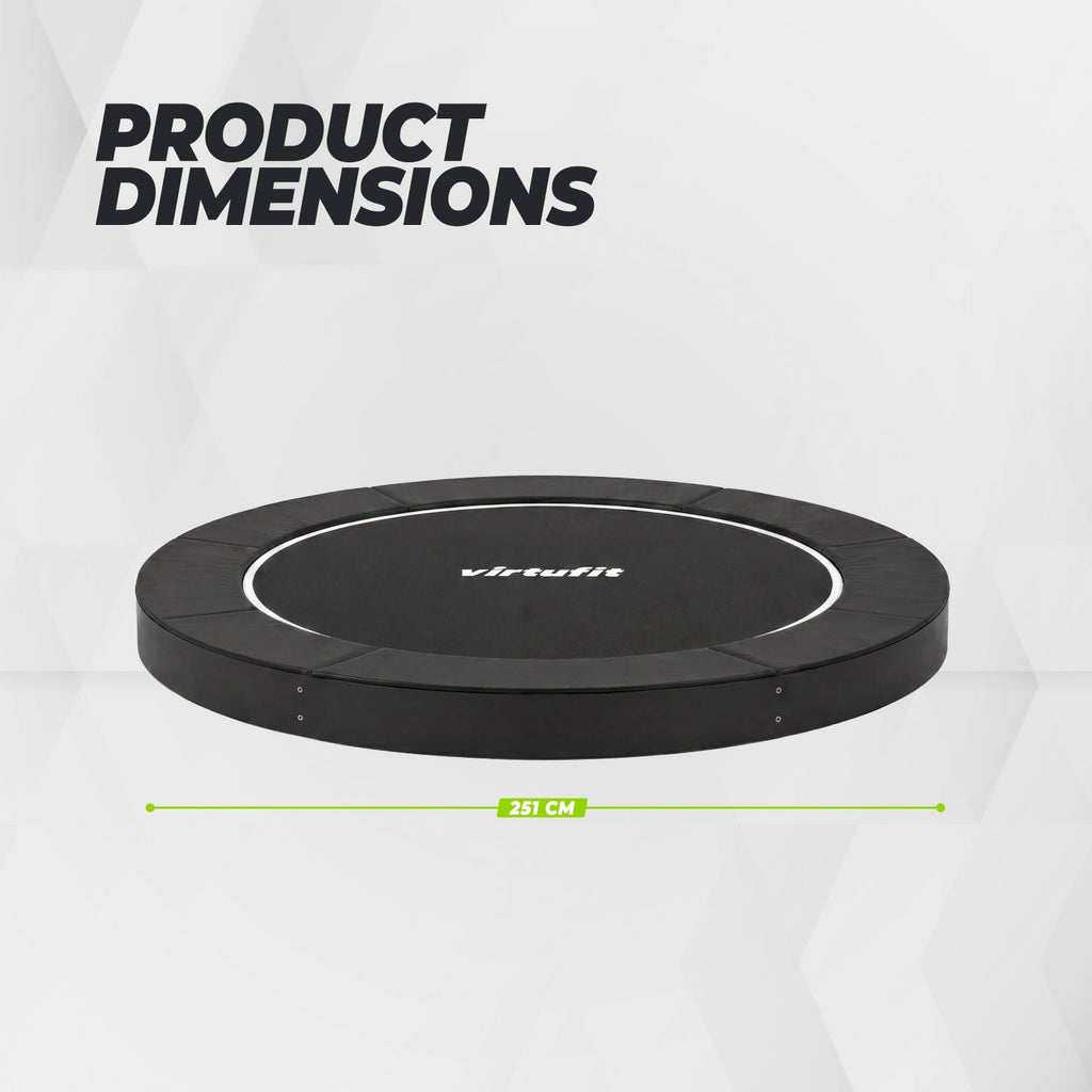 Trampoline VirtuFit Groundlevel 251 cm