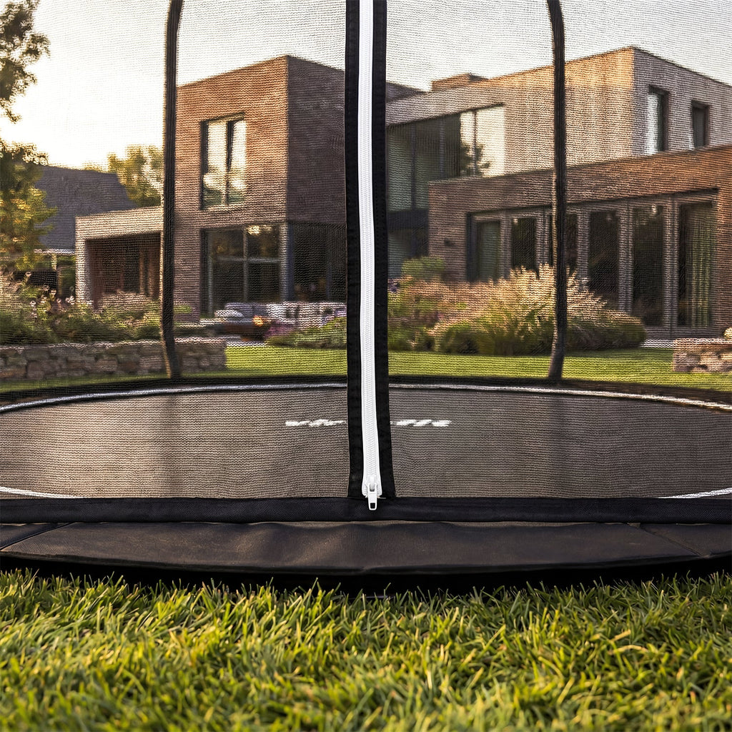 Trampoline VirtuFit Groundlevel 305 cm Inclusif Filet de sécurité