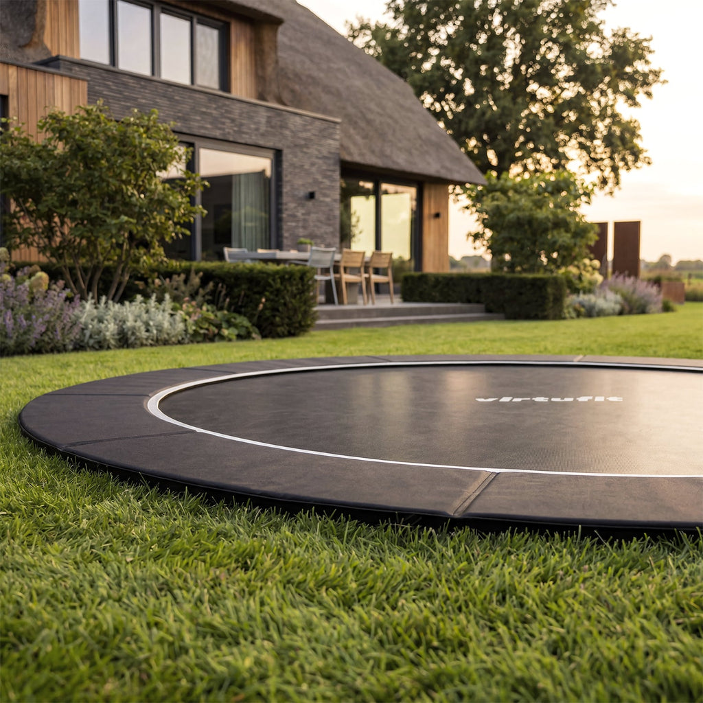 Trampoline VirtuFit Groundlevel 366 cm - Bord de protection