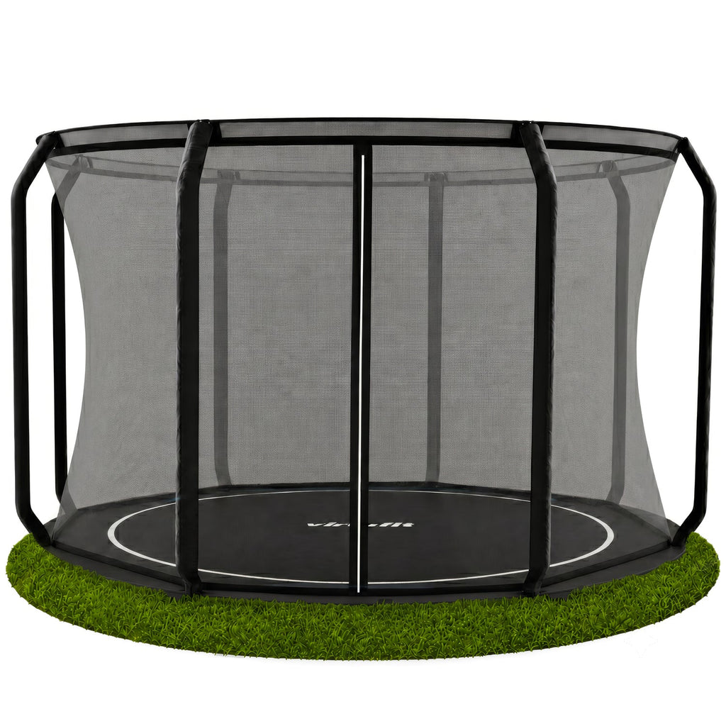 VirtuFit Flatground Trampoline 366 cm - inclusief veiligheidsnet