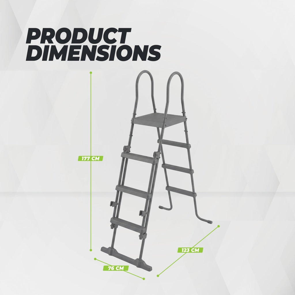 VirtuFit Zwembadtrap 122 cm - Universeel - Detail