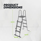 VirtuFit Zwembadtrap 122 cm - Universeel - Detail
