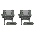 VirtuFit Camping Stoel Compact - Opvouwbaar - Grijs - Set van 2
