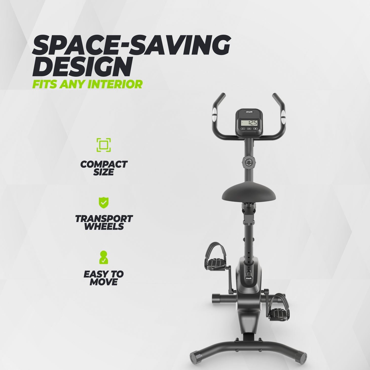 VirtuFit HTR100 Hometrainer - Voor lange gebruikers - 2026 model (HTR 1.0) - Afbeelding 8