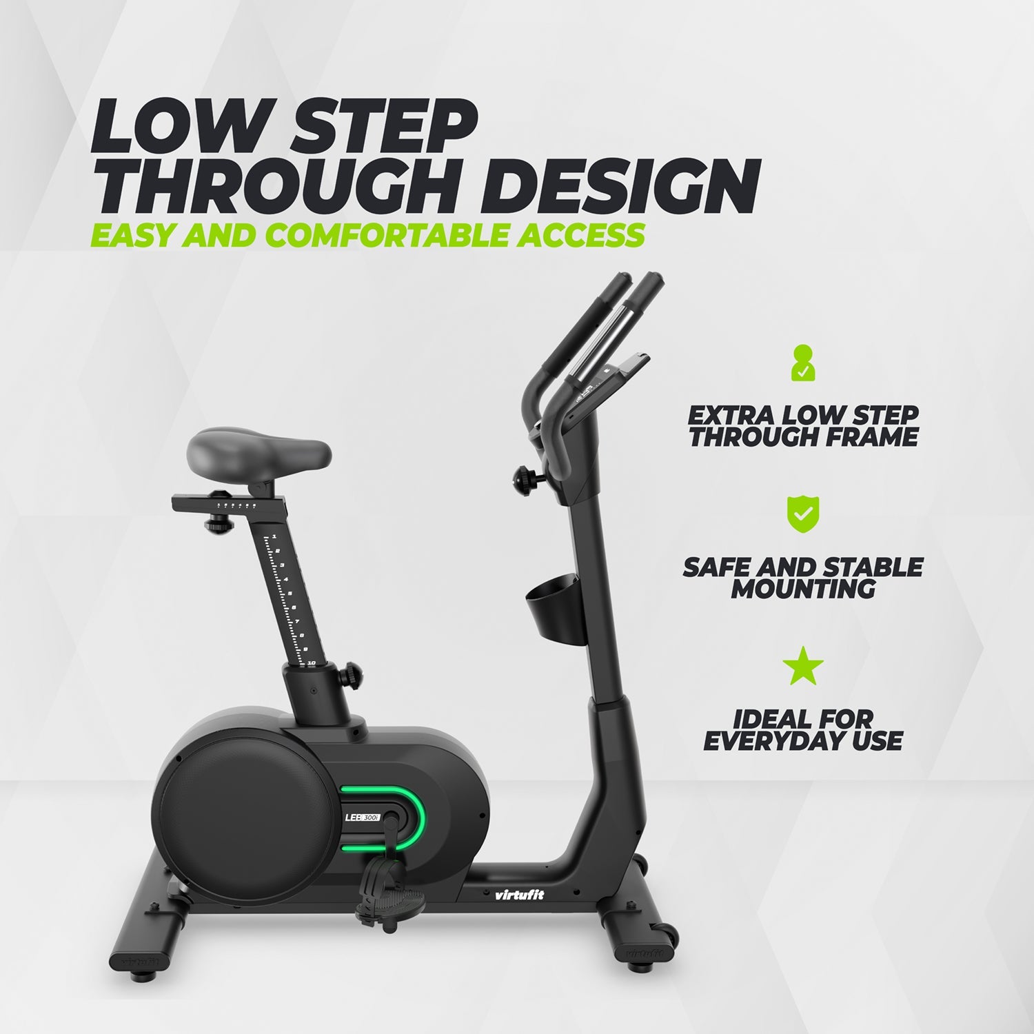 VirtuFit LEB300i Vélo d'appartement à entrée basse - Ergomètre