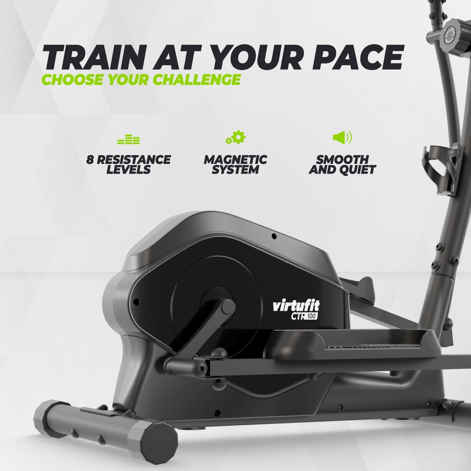 VirtuFit CTR100 Crosstrainer met Tablethouder - 2026 model (CTR 1.0) - Afbeelding 6