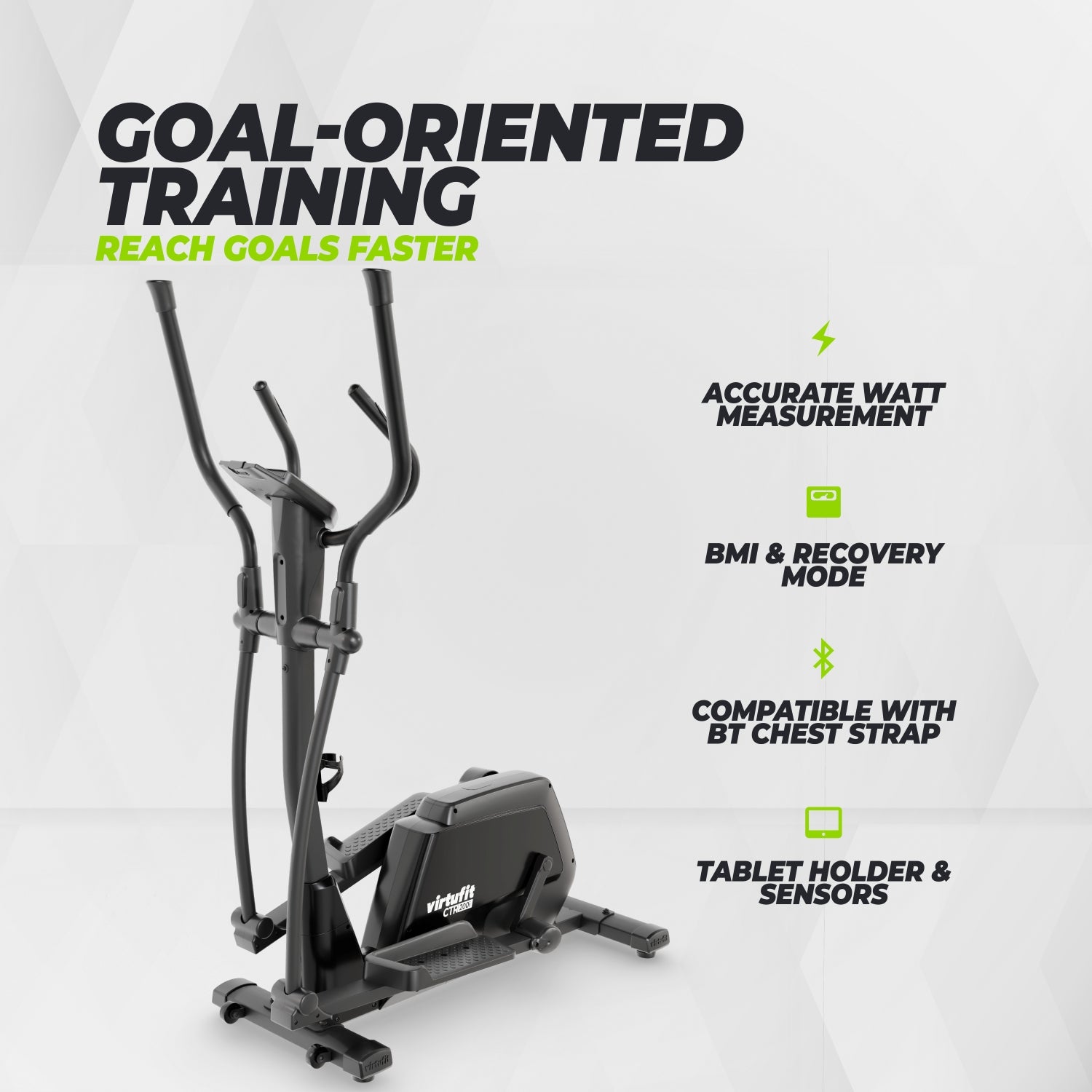 VirtuFit CTR200i Crosstrainer met tablethouder - 2026 model (CTR 2.1)