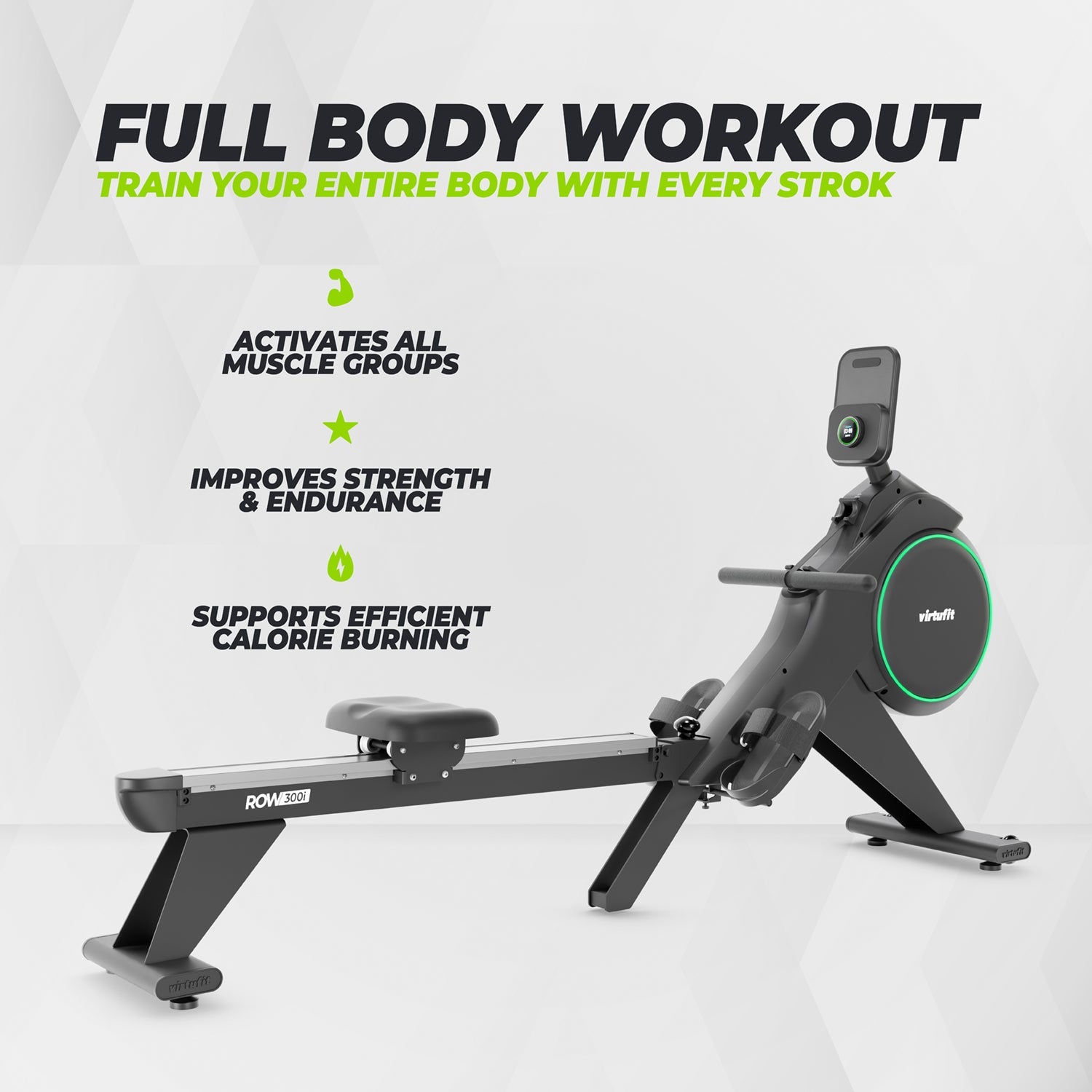 VirtuFit ROW300i rameur (Semi Pro) - Tweedekans