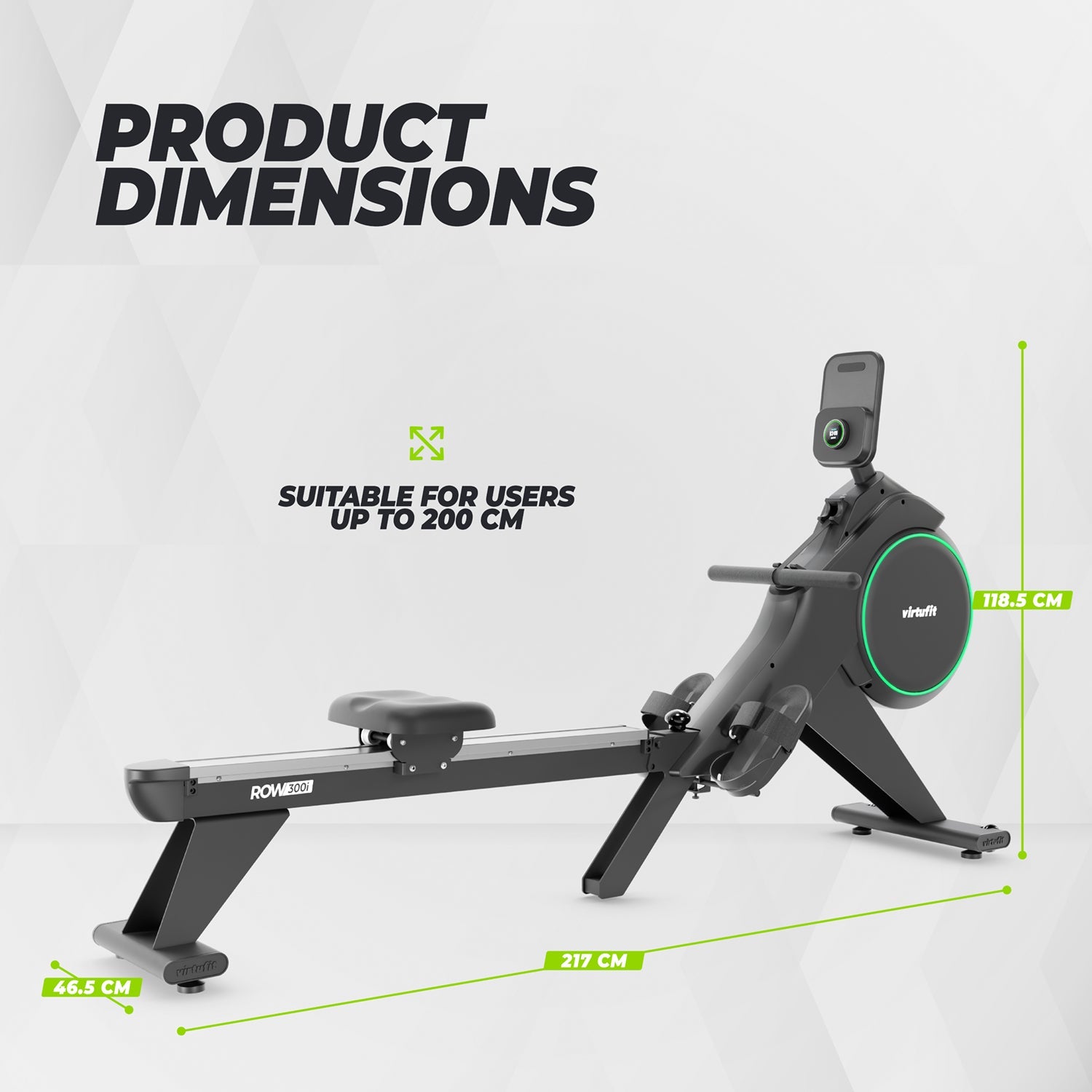 VirtuFit ROW300i Roeitrainer (Semi Pro)