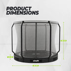 VirtuFit Inground Trampoline 251 cm Inclusief Veiligheidsnet - Tweedekans