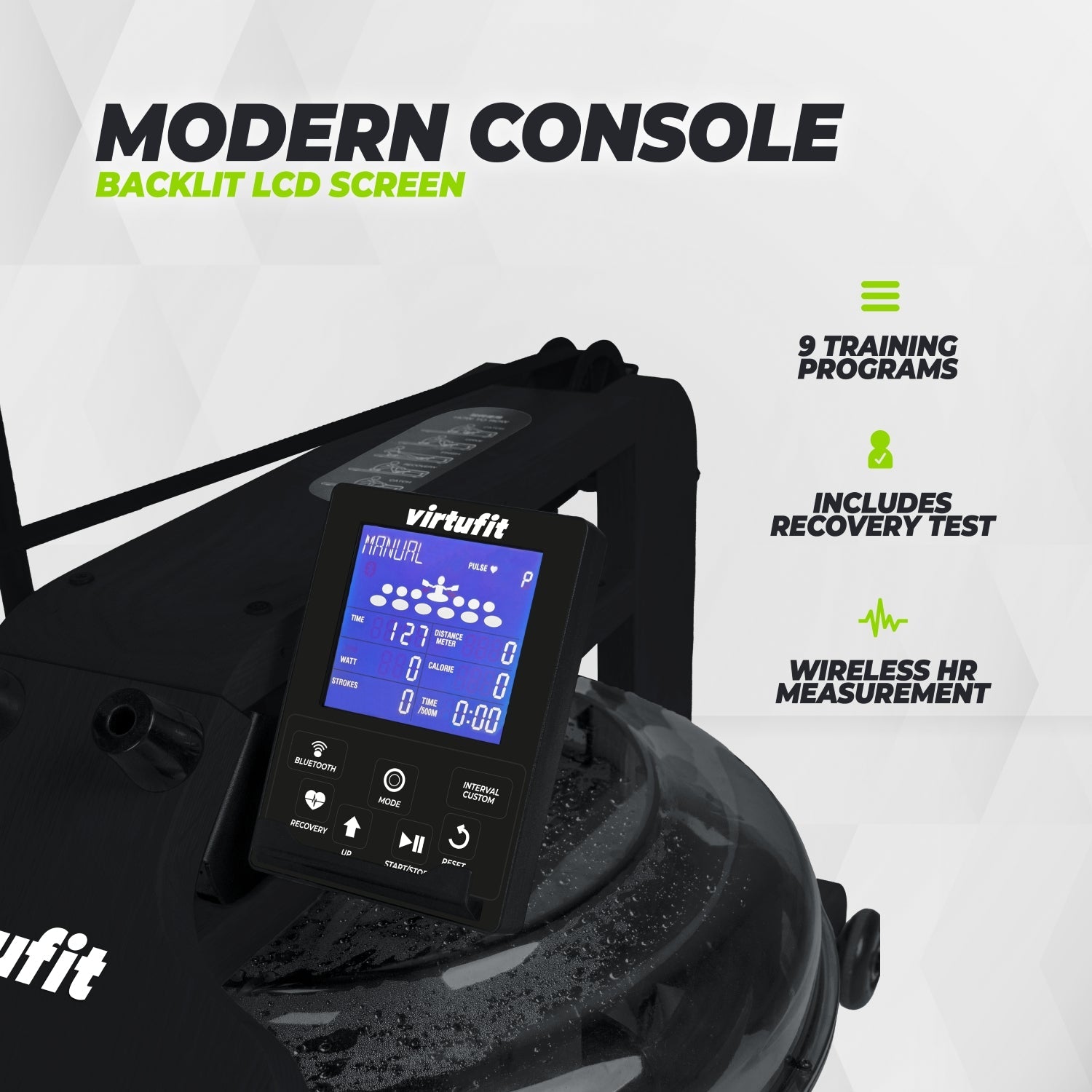VirtuFit Elite Water Resistance Roeitrainer - Black Edition - Afbeelding 9