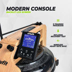 VirtuFit Elite Water Resistance Houten Roeitrainer - Hout/Oak - Afbeelding 7