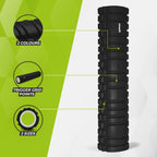 VirtuFit Grid Foam Roller - Rouleau de massage - 62 cm - Noir - Deuxième chance