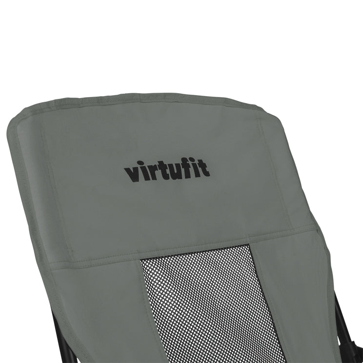 VirtuFit Chaise de Plage Pliable - Gris - Occasion