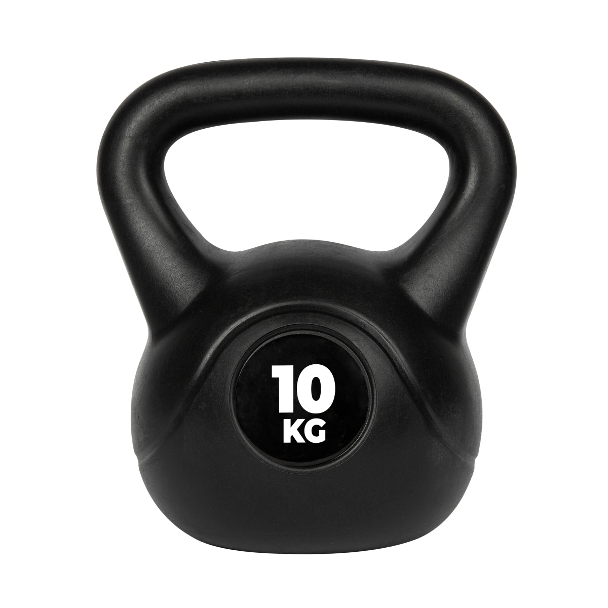 VirtuFit PVC Kettlebell - 10 kg - Zwart - Tweedekans