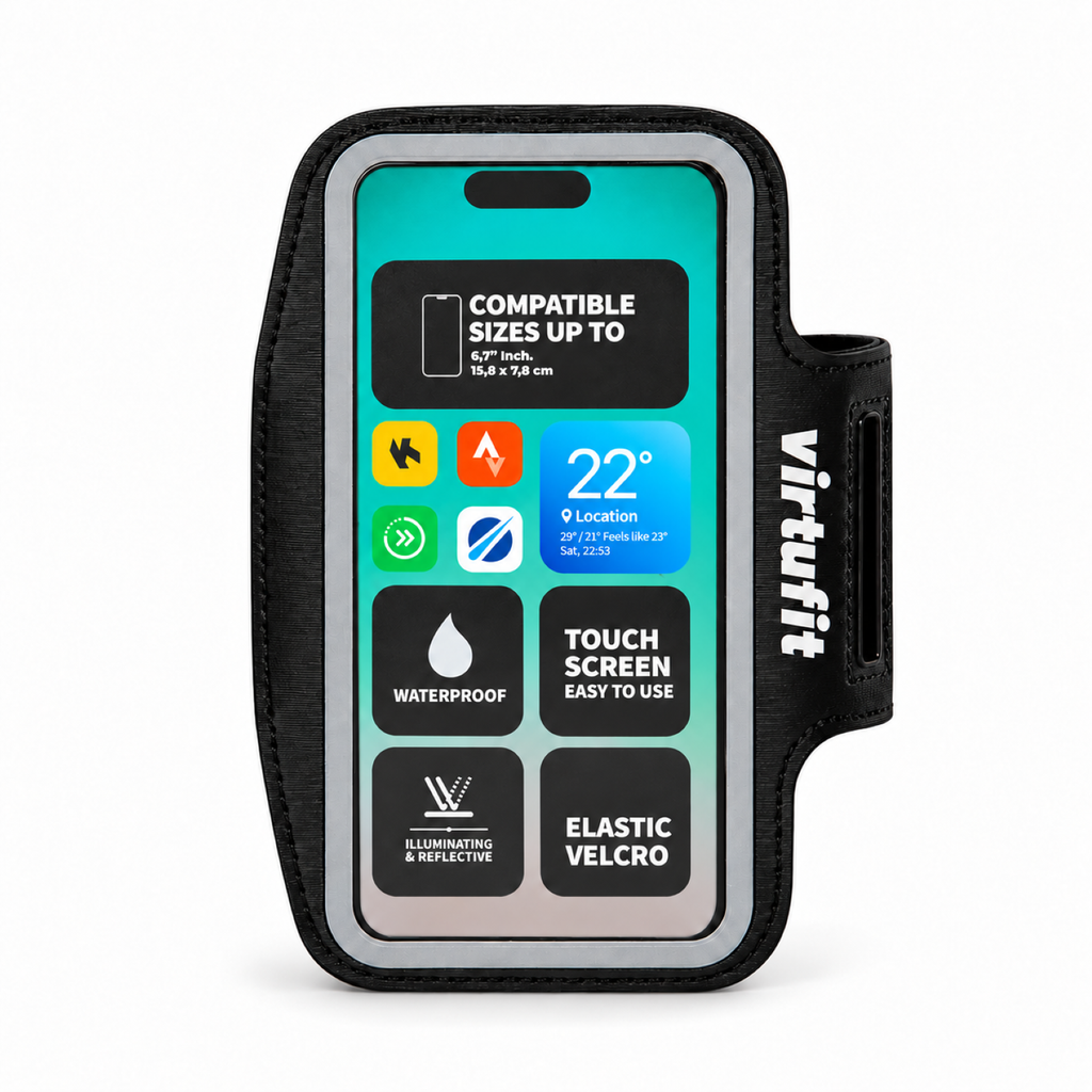 Brassard de course pour téléphone VirtuFit - Lot de deux