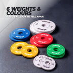 VirtuFit Olympic Fractional Plate - Weight Disc - Bumper Plate - 0.5 kg
