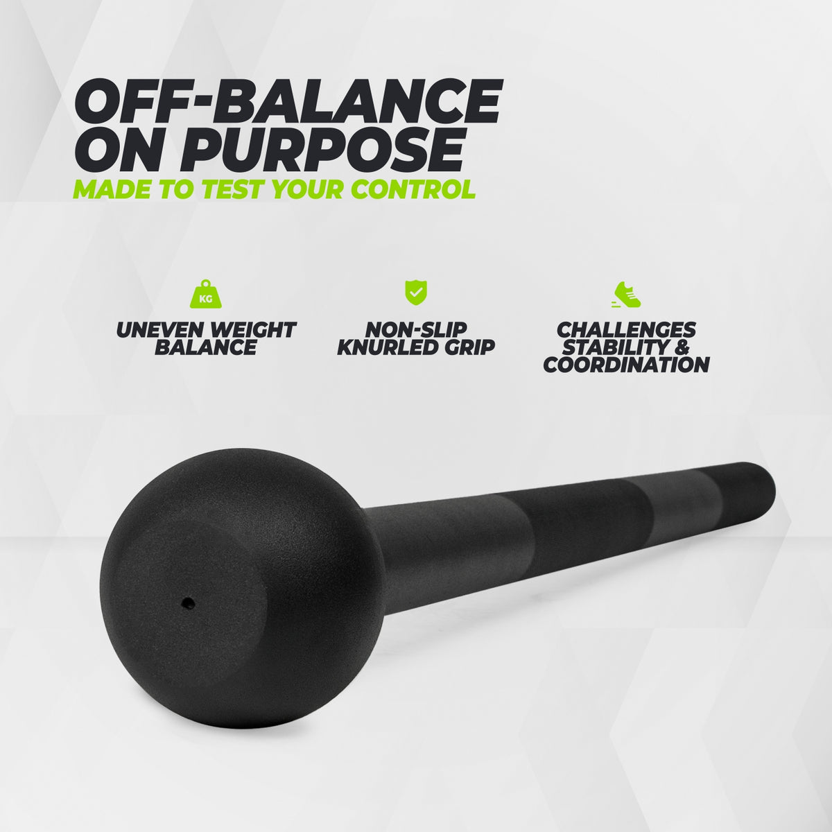 VirtuFit Macebell - Noir - 10 kg - Occasion