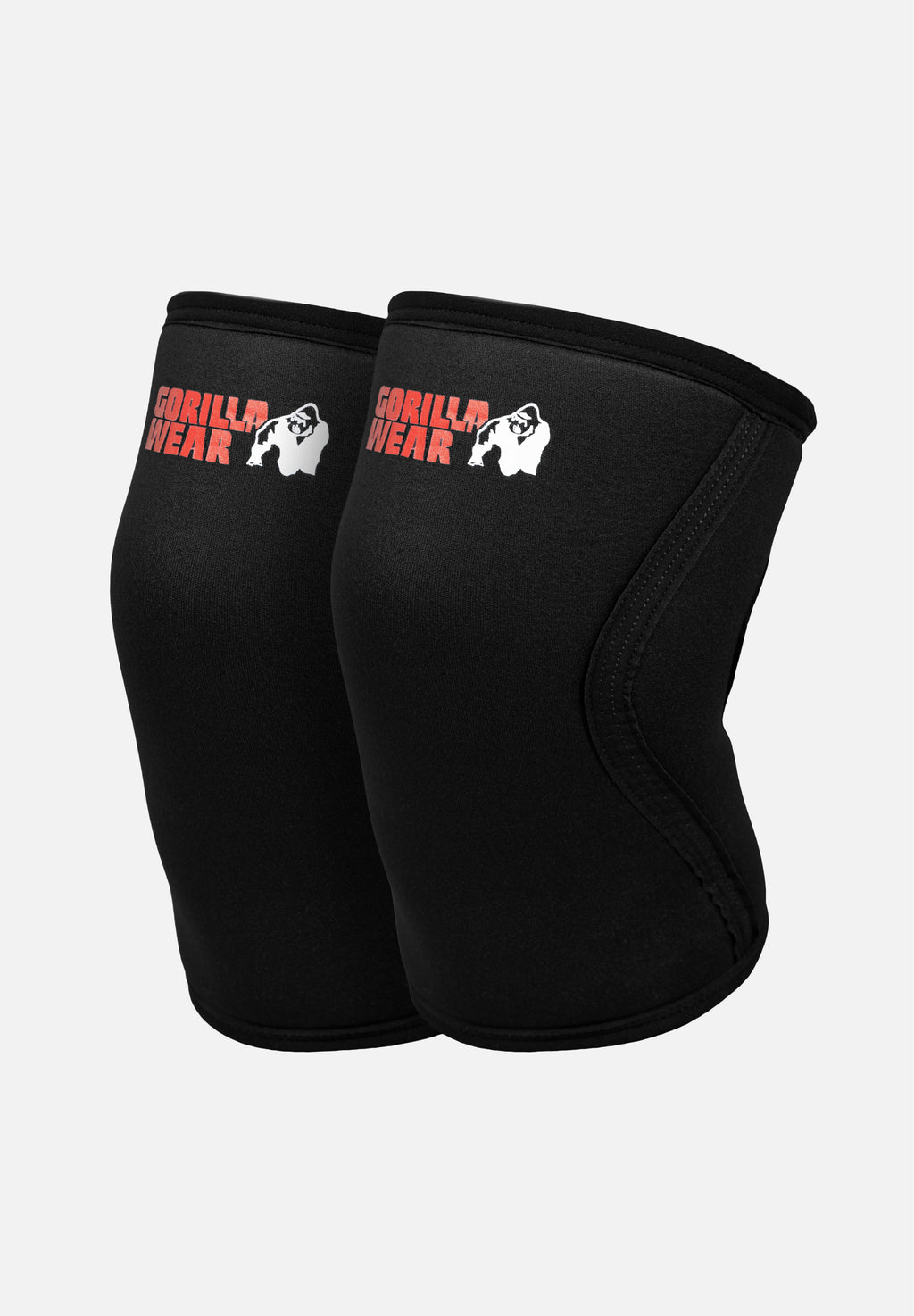 Gorilla Wear 7MM Premium Genouillères - Noir