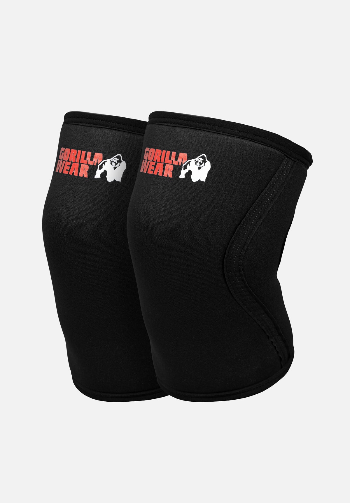 Gorilla Wear 7MM Premium Genouillères - Noir