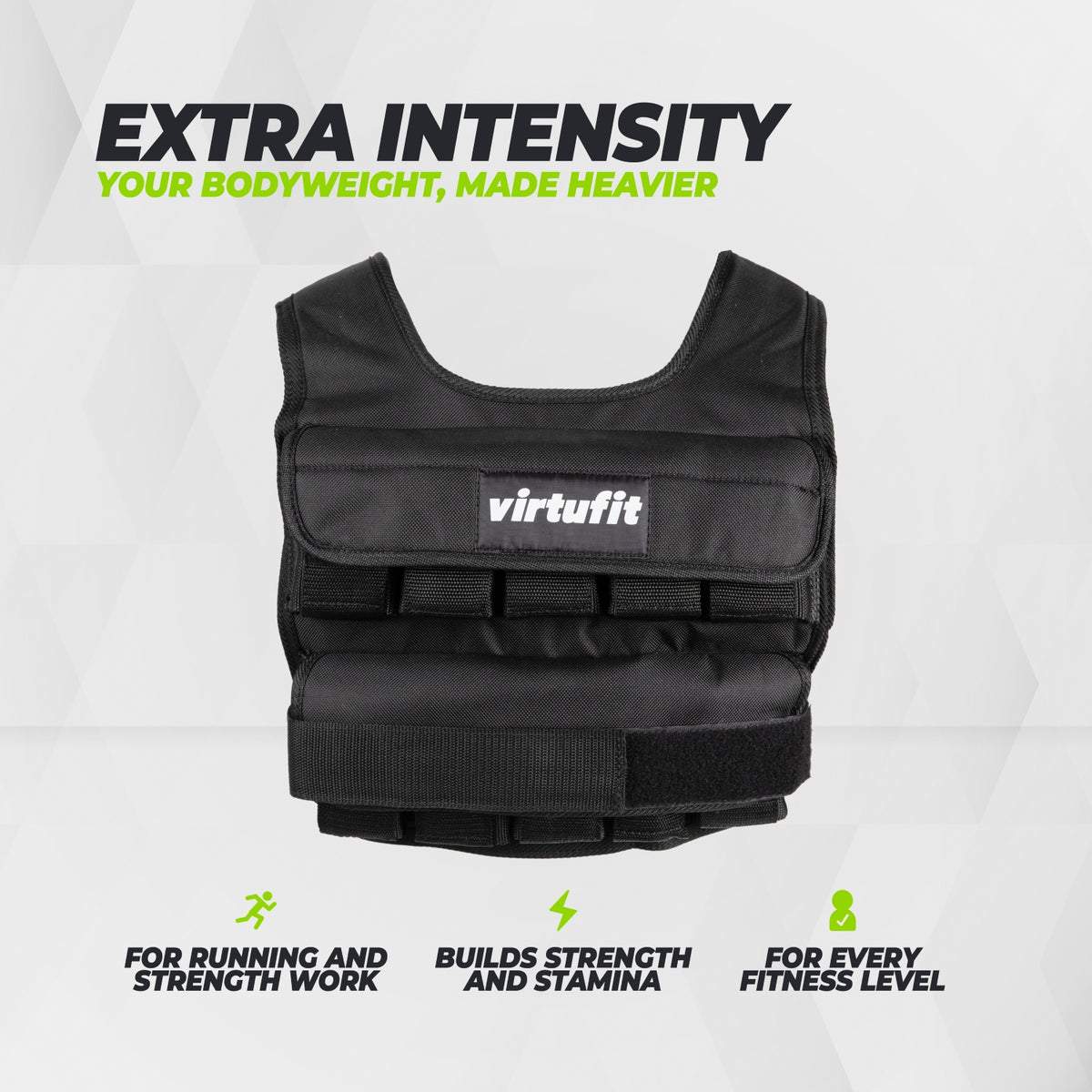 Gilet de musculation ajustable VirtuFit Pro - 20 kg