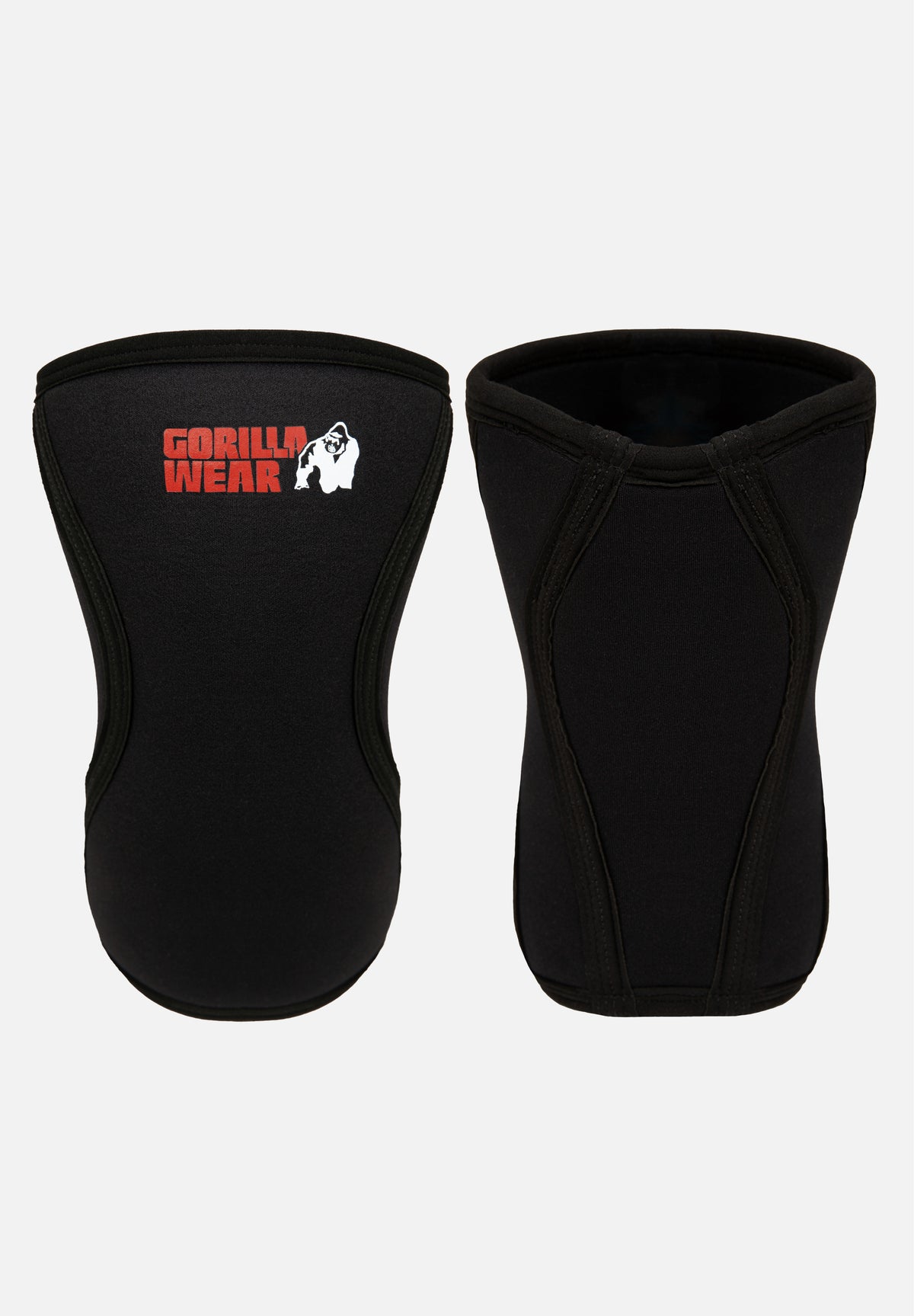 Gorilla Wear 7MM Premium Genouillères - Noir