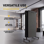 Étagère Flow Fitness pour tapis de fitness - Noir