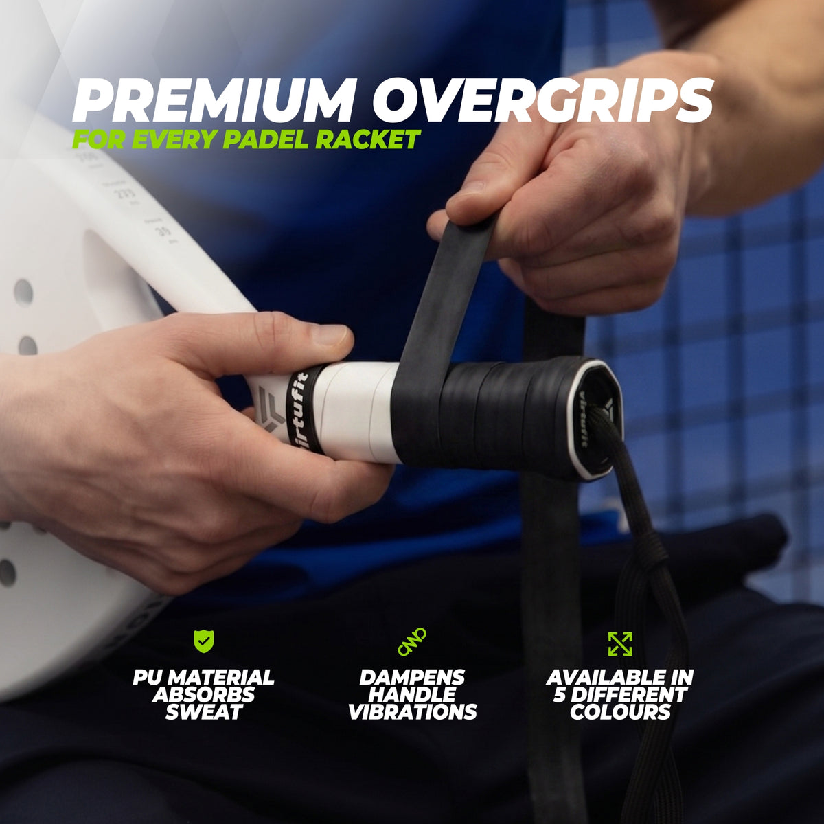 Surligneur de padel VirtuFit Pro - Noir