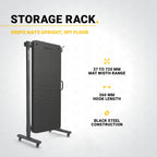 Étagère Flow Fitness pour tapis de fitness - Noir