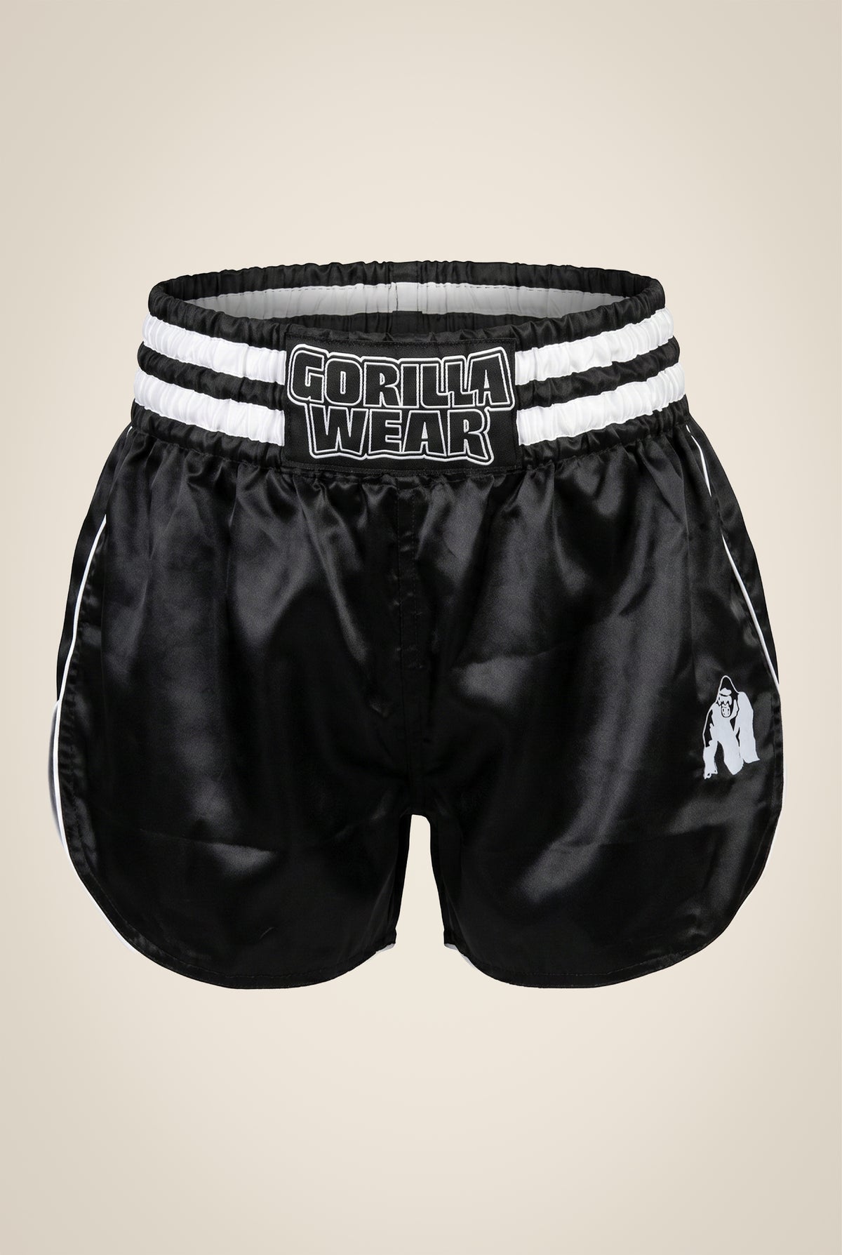 Gorilla Wear Tacoma Fighting Shorts - Noir/Blanc